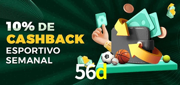 10% de bônus de cashback na 56d